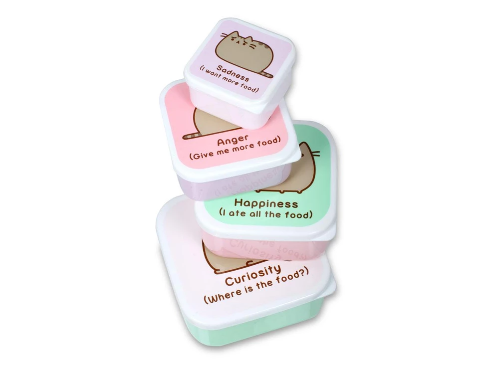 Thumbs Up Σετ Αποθήκευσης Φαγητού Pusheen 3 Thumbs Up Σετ Αποθήκευσης Φαγητού Pusheen
