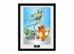 Kanto Starters 1 (Art Print σε Κάδρο)