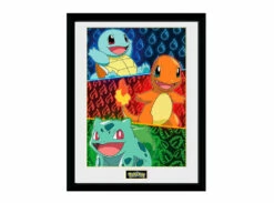 Kanto Starters 2 (Art Print σε Κάδρο)