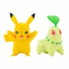 JAZWARES Chikorita + Pikachu (2-Pack) -Otakustore Greek 25125 chikorita pikachu 2 pack 1 big