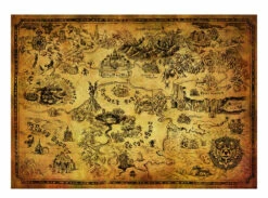 WINNING MOVES Παζλ Ocarina Hyrule Map (x1000) -Otakustore Greek 26397 ocarina hyrule map puzzle x1000 2 big