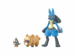 Bandai Starly + Bidoof + Lucario (Scale 02)