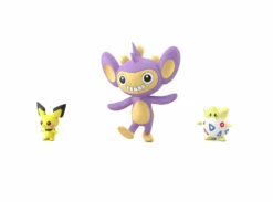 Bandai Pichu + Togepi + Aipom (Scale)