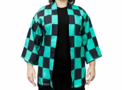 Haori Tanjiro (Μεσαίο Μέγεθος) -Otakustore Greek 27903 tanjiro haori average size 2 big