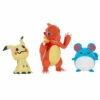 JAZWARES Marill + Mimikyu + Charmeleon (Battle Figure) -Otakustore Greek 30003 marill mimikyu charmeleon battle figure 1 big
