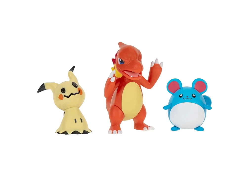 JAZWARES Marill + Mimikyu + Charmeleon (Battle Figure) 3 JAZWARES Marill + Mimikyu + Charmeleon (Battle Figure)